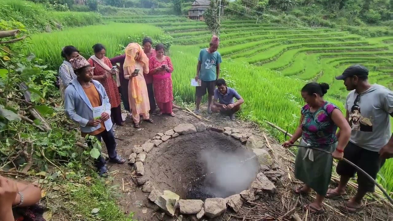 Biochar Project in Nepal - Biochar Production